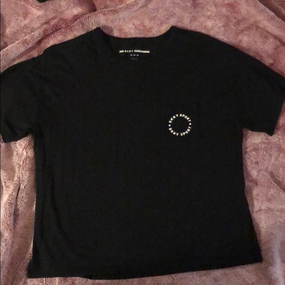 DKNY Sport Crop Pocket Tee